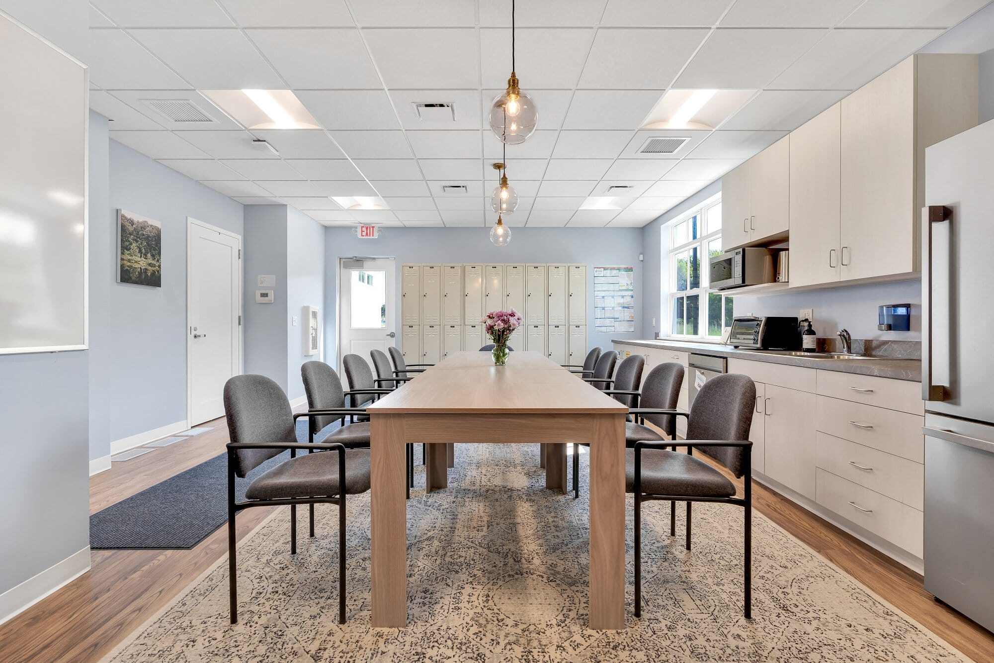 View of Dental Office Private Spaces - Design Ergonomics